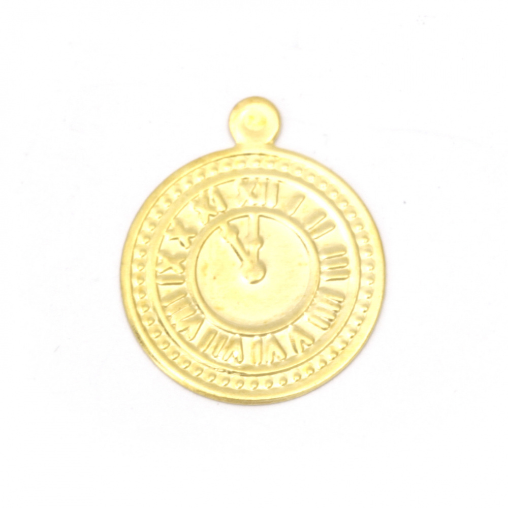 Coin metal watch 15 mm gold with a ring -50 pieces