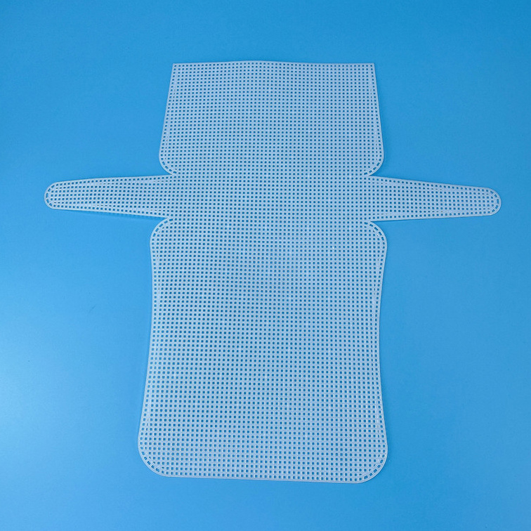 Pânză din plastic pentru realizarea genților 17x33,5 cm culoare alb