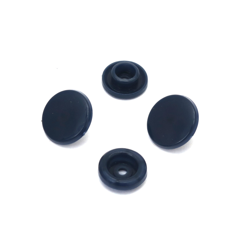 Nasturi din plastic tic-tac 12 mm T5 culoare indigo - 20 buc