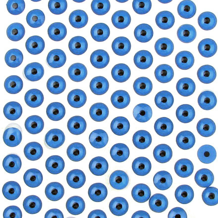 Autocolant ochi albastru 6 mm -100 bucăți