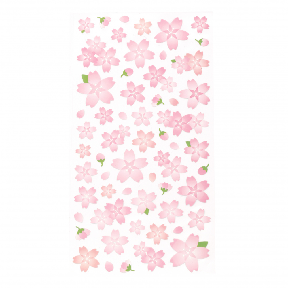  stickers for decoration of assorted flowers