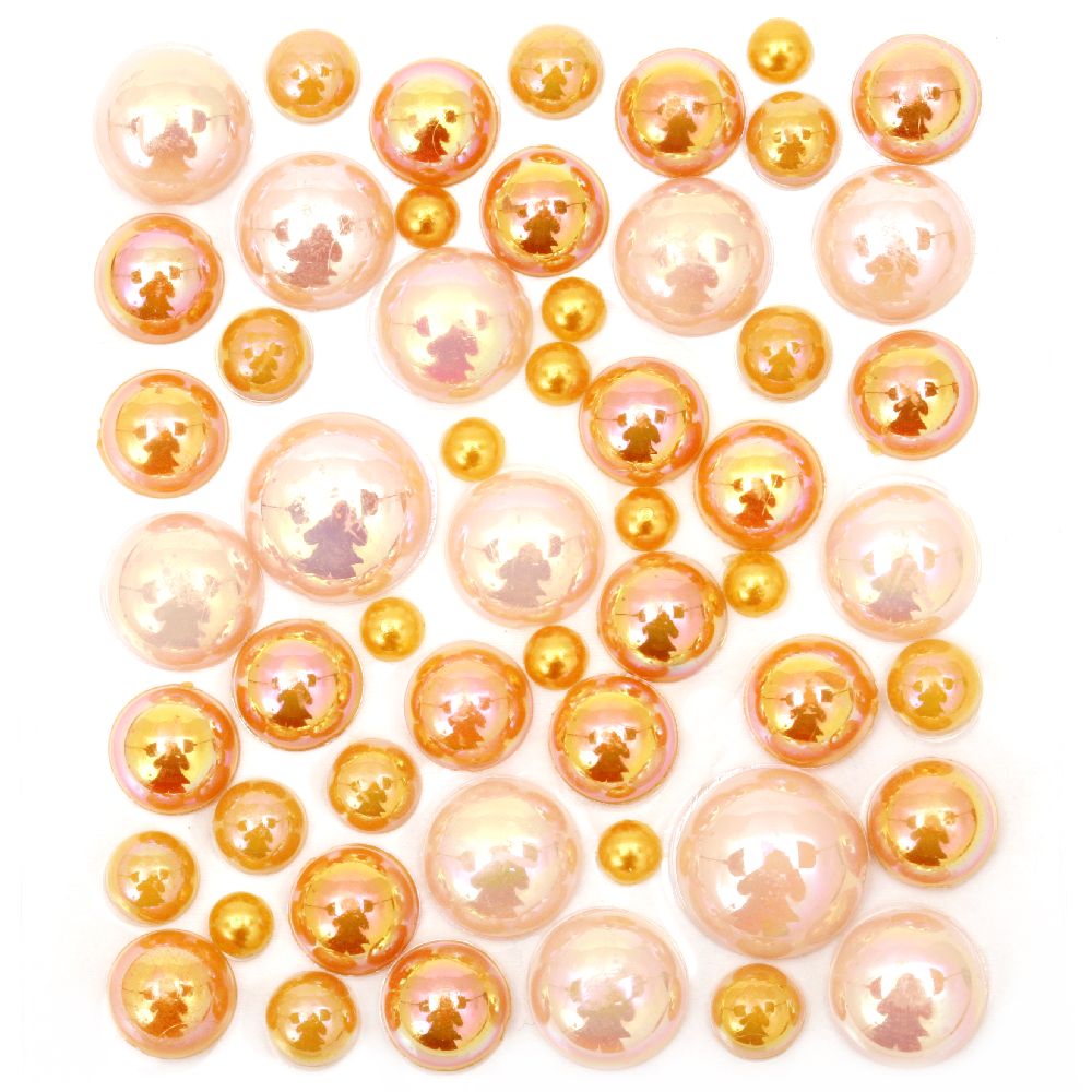 Self-adhesive pearls hemispheres 4 ± 12 mm arc