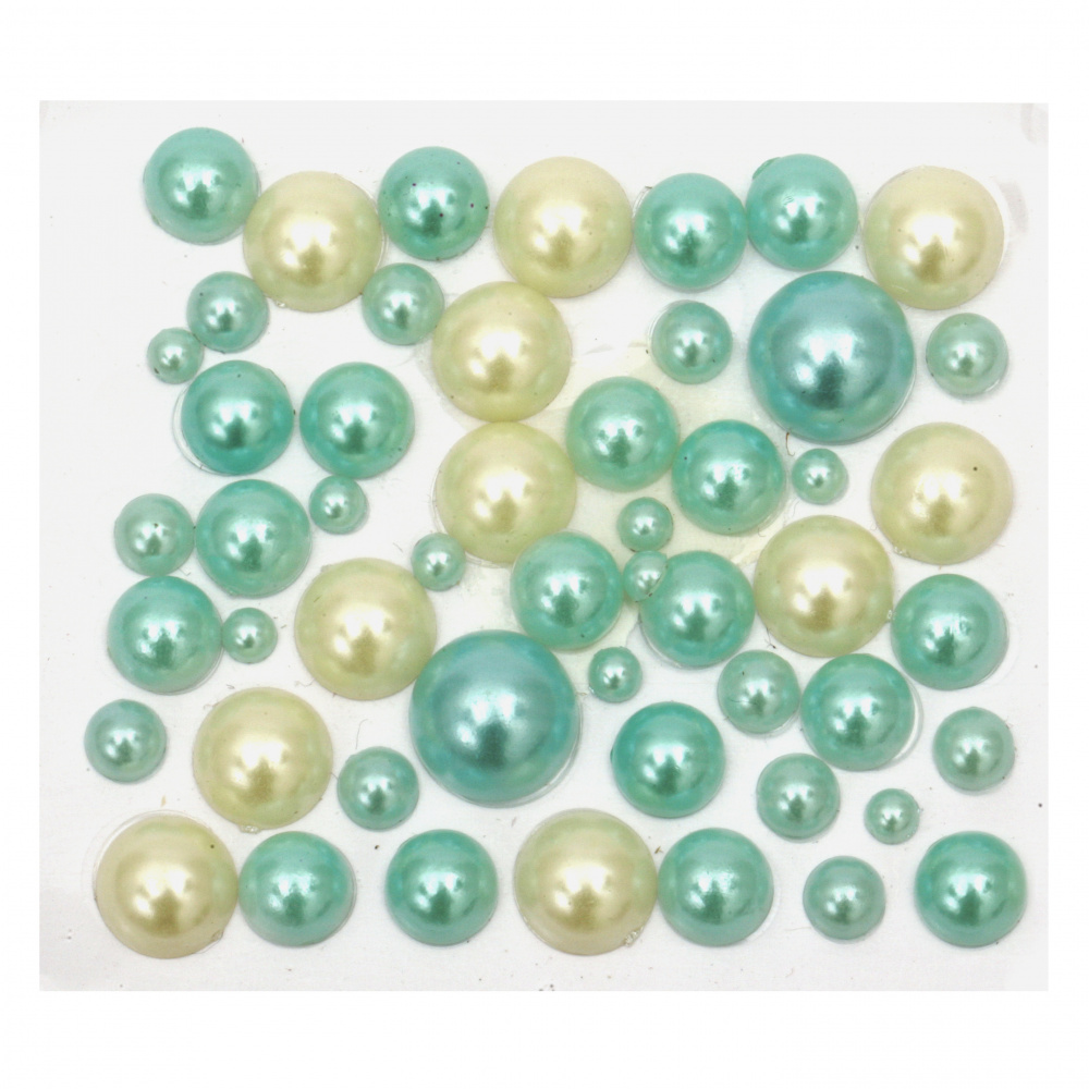 Самозалепващи перли полусфери 4~12 мм дъга
