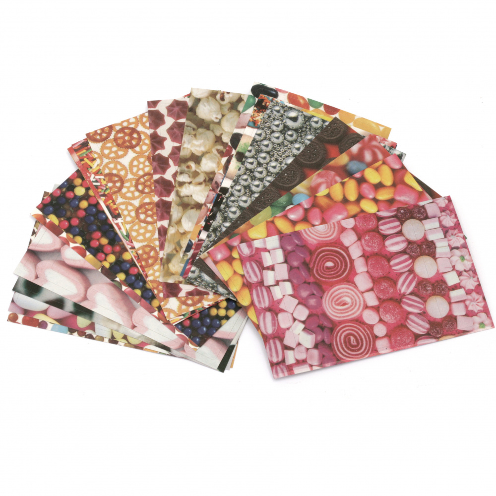 Adhesive stickers 91x60 mm Assorted -20 pieces
