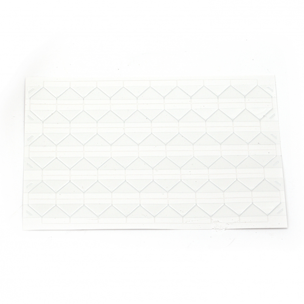 Αυτοκόλλητες γωνίες φωτογραφίας 147x103x0,3 mm τρίγωνο 12x15,5 mm χρώμα λευκό