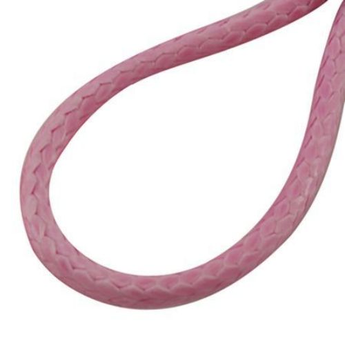Гердан шнур цвят розов Корея 2 мм 45 см