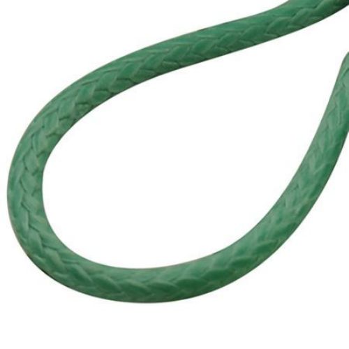 Necklace cotton cord Korea 2 mm 45 cm green