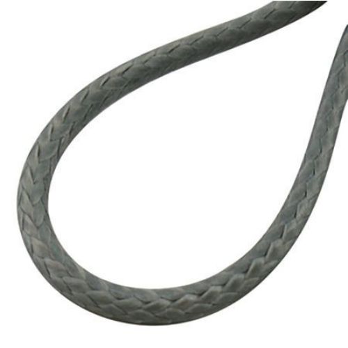 Гердан шнур цвят сив Корея 2 мм 45 см