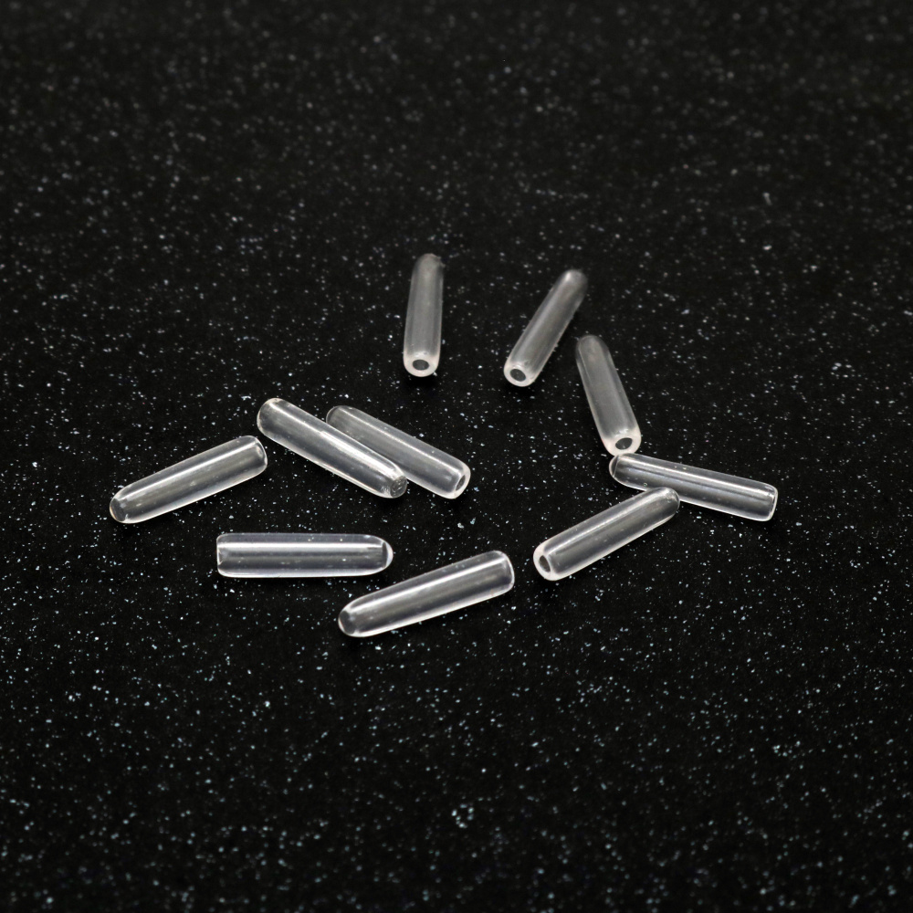 Vârf de silicon pentru tiară 3x14 mm gaură 1,5 mm - 20 bucăți