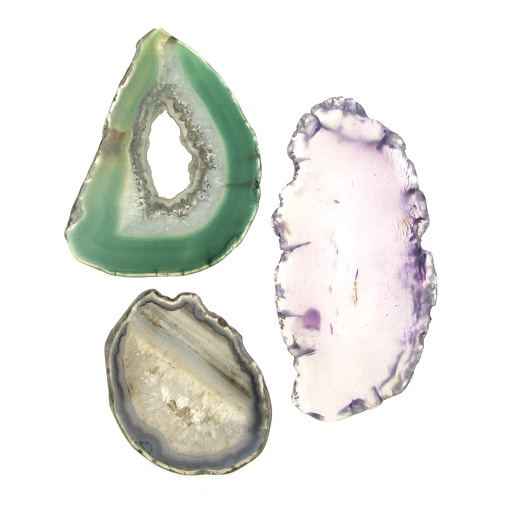 Αχάτης Φυσική πέτρα σε διάφορα σχήματα και χρώματα 38 ~ 55x65 ~ 99 mm
