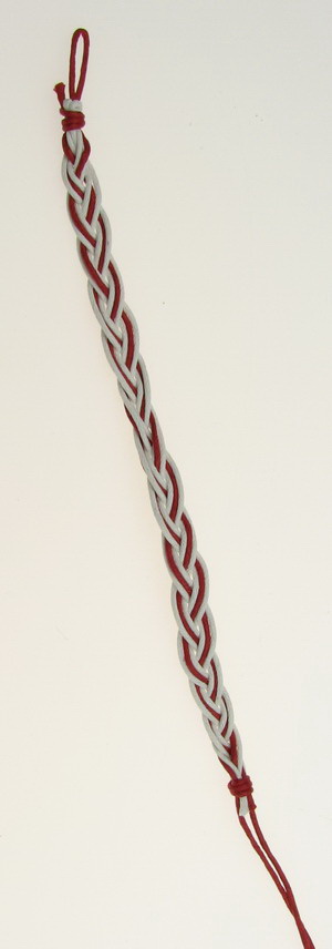 Гривна мартеница плетена шнур памучен 10 броя