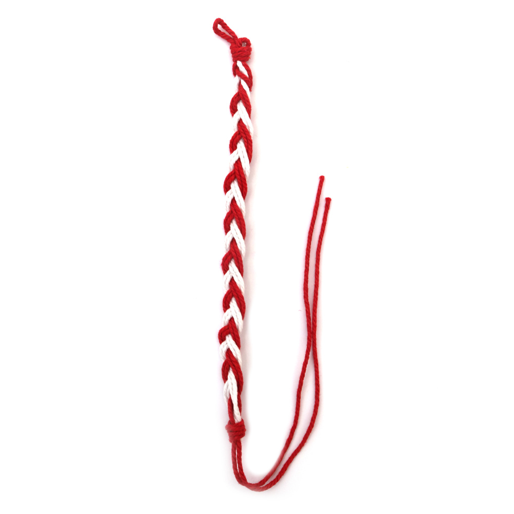 Brățări Martenitsa din macrame lucrate manual – șnur din bumbac moale, accesorii tradiționale și festive, set de 10