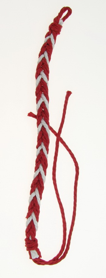 Cotton Cord Braided Martenitsa Bracelet - 10 pieces