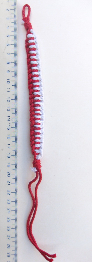 Гривна мартеница макраме шнур памучен -10 броя