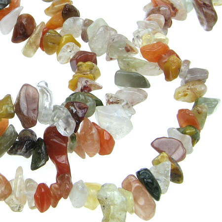 AGATE Chip Beads Strand 5-7mm, ~ 90cm 