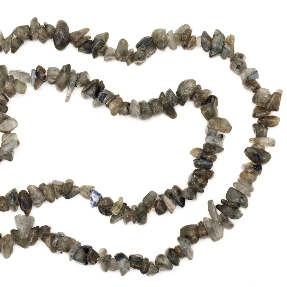 Gemstone Chip Beads Strand 5-7 mm ~ 90 cm LABRADORITE