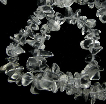 Κρύσταλλο Βουνού ημιπολύτιμες χάντρες τσιπς 8-12 mm ~ 90 cm
