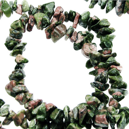 UNAKITE Gemstone Chip Beads Strand 5-7 mm ~ 90 cm 