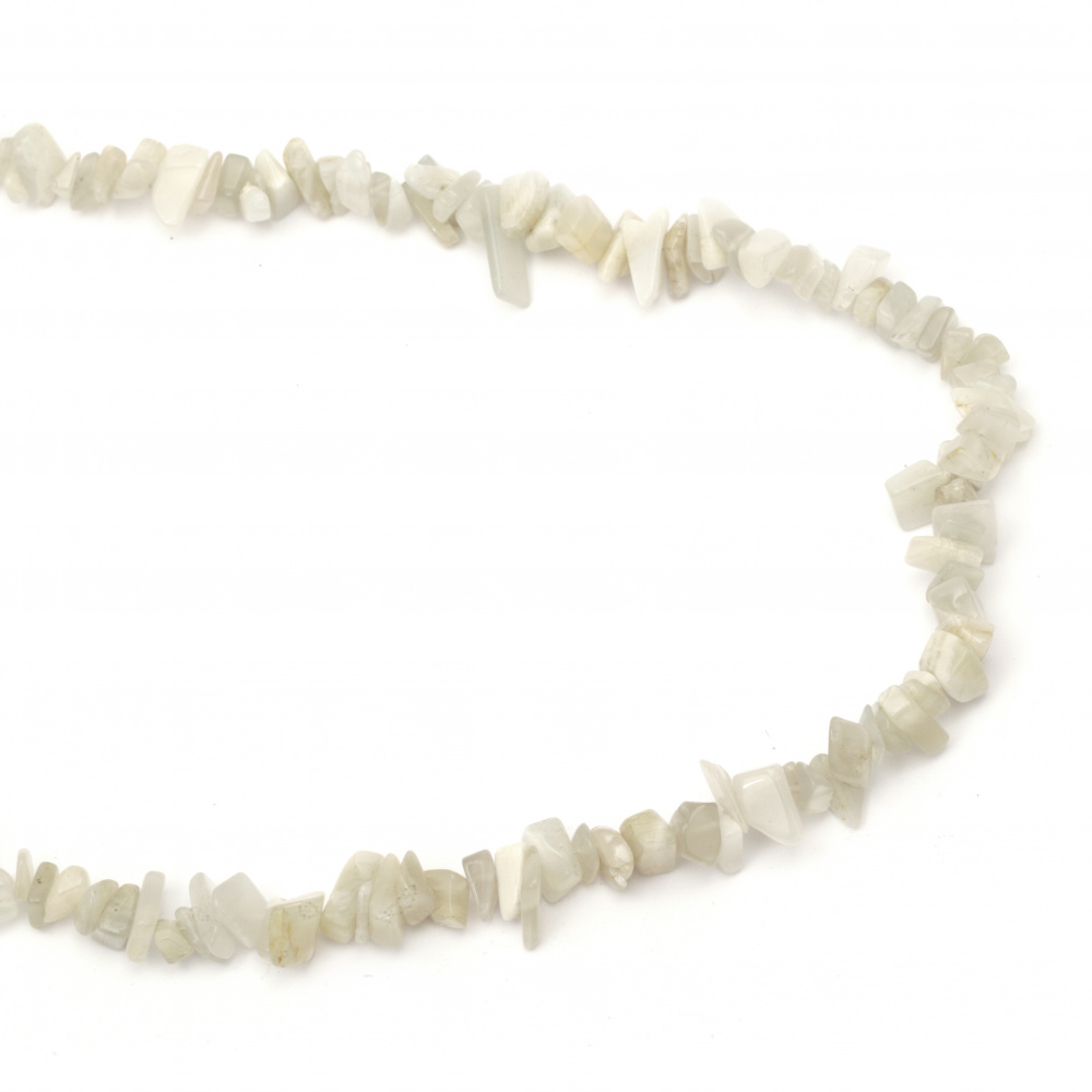 Natural, MOONSTONE (ADULAR) chip Beads Strand 8-12 mm ~ 90 cm 