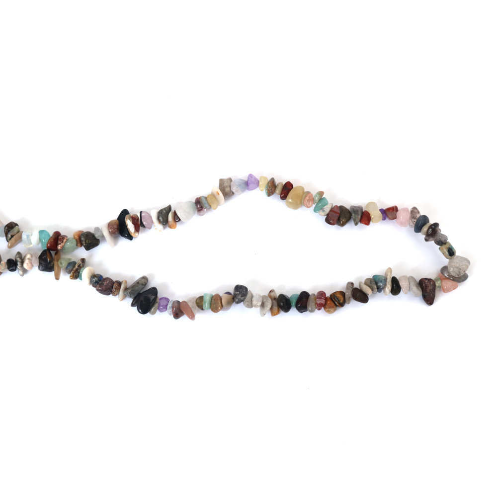 Gemstone Chip Beads Strand 5-7 mm ~ 80 cm MIX