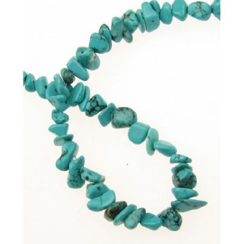 Natural TURQUOISE Chip Beads Strand 8-12 mm ~ 80 cm 