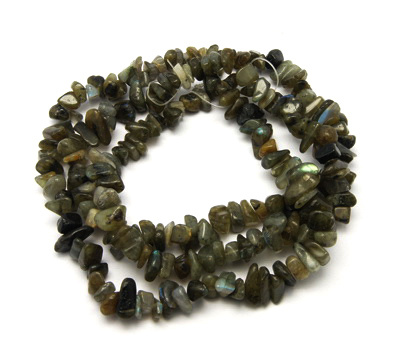 Gemstone Chip Beads Strand 8-12 mm ~ 90 cm LABRADORITE