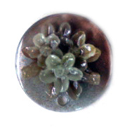 Pandantiv mat perlă rotundă de 25 mm