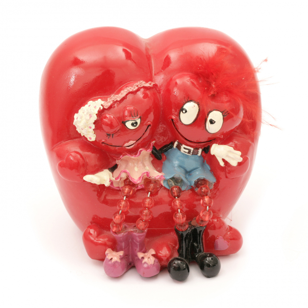 Heart Shaped Coin Bank for Valentine’s Day / 100x110 mm