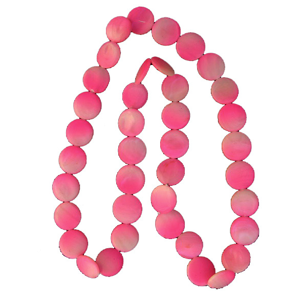 Гердан пластмаса кръг 2 мм розов 38 см