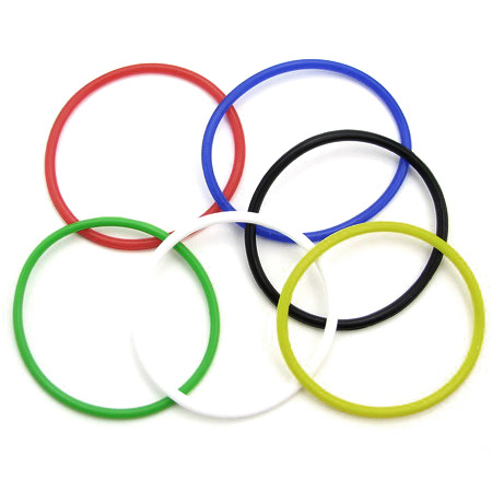 Assorted Colors Silicone Bracelet / 3 x 60 mm