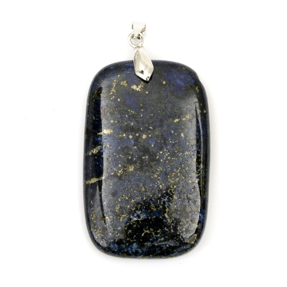 Pendant natural stone Lazurite (Lapis Lazuli)  35x55 mm