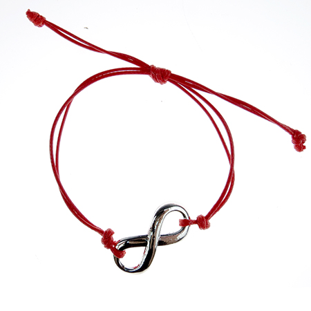 Bracelet cord cotton Korea, infinity