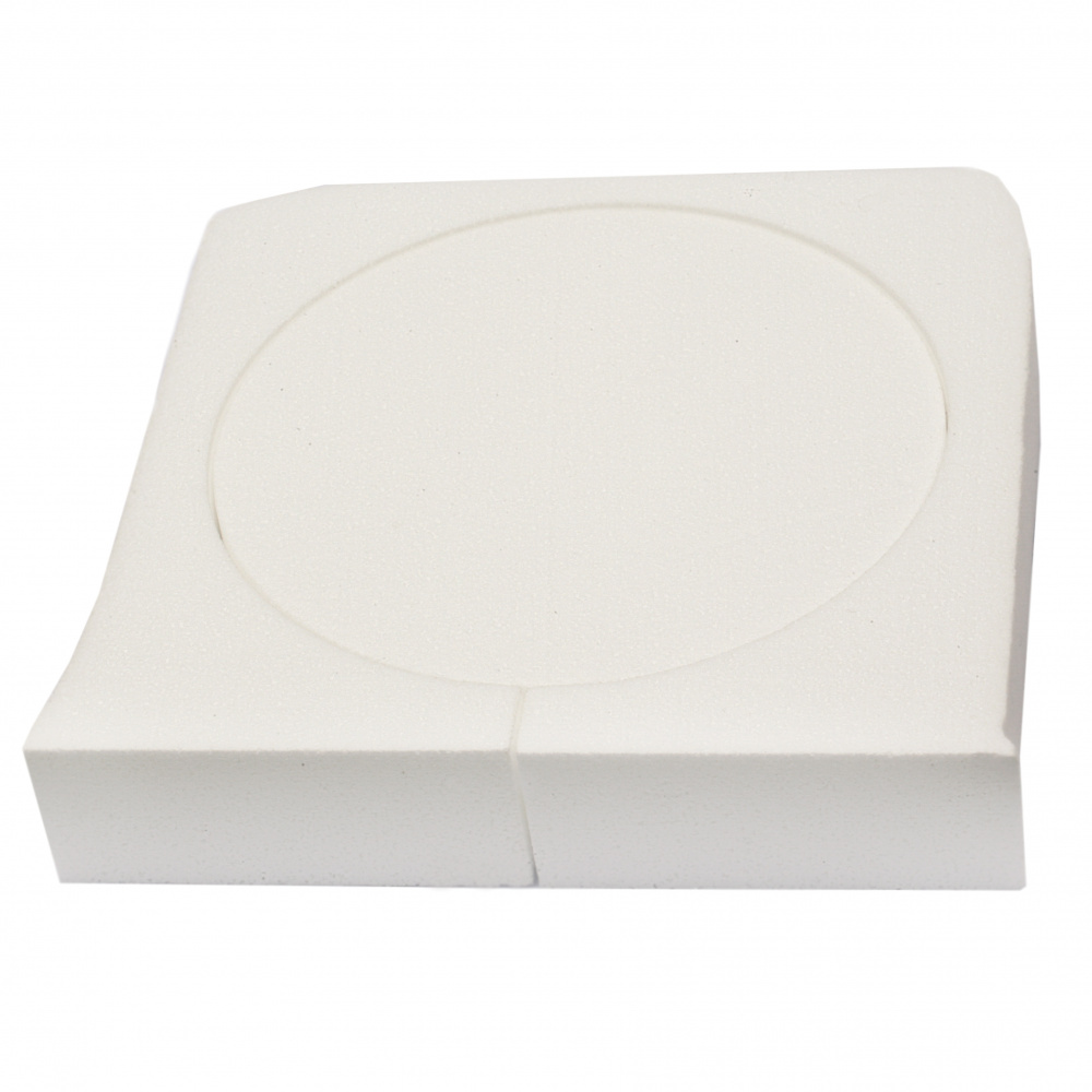 Styrofoam Cake, 3 layers, 10x5 cm, 15x5 cm, 20x5 cm