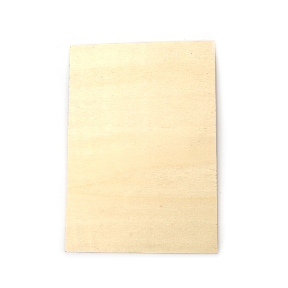 Plywood Base 2 mm Poplar, 148x210 mm A5 - 5 pieces