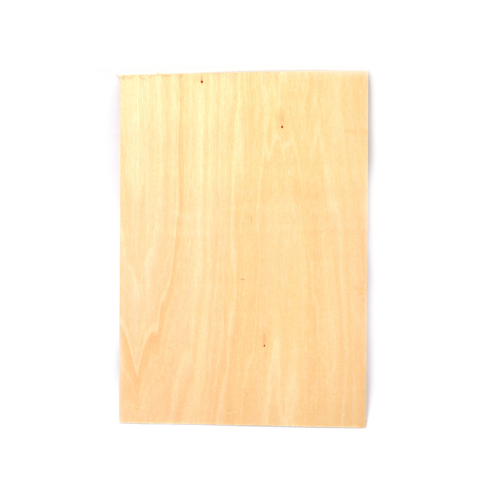 Plywood Base 2 mm Lime, 210x297 mm A4 - 1 piece