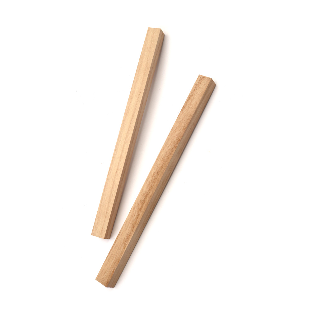 Premium Extra-Light Wooden Bars (Paulownia) 20x20x300 mm – 2 Pack – Perfect for Creative Models, Crafts & DIY Projects