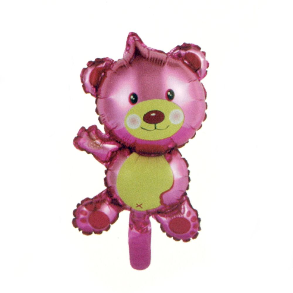 Foil balloon bear for Birthday Party Decoration 25.9x46.1 cm color mixed