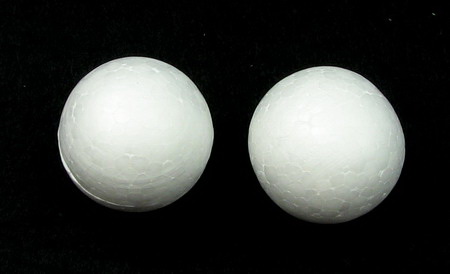Styrofoam Round Ball, 30mm, 10 pcs, DIY Craft Decoration