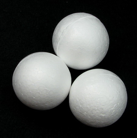 Styrofoam balls for decoration 38 mm