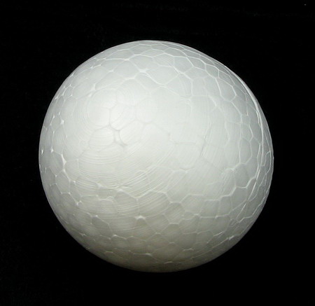 Styrofoam White Round Ball, 70mm, 5 pcs, DIY Craft Decoration