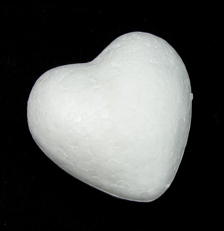 Καρδιά φελιζόλ 57 mm για διακόσμηση -10 τεμάχια