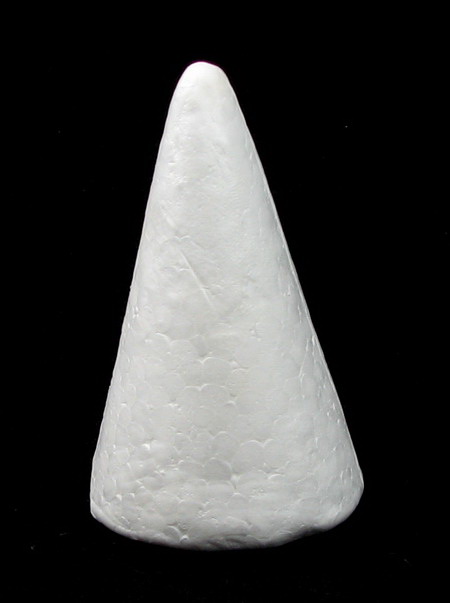 Polystyrene, Cone, 78x45mm, 4 pcs