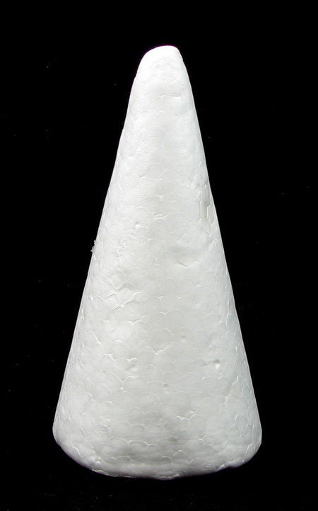 Conus din polistirol 118x52 mm pentru decor -2 bucăți