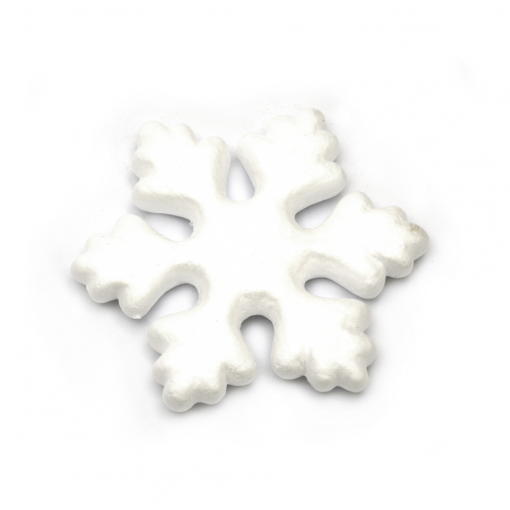 Fulg de zăpadă din poliestir 144 mm pentru decor -2 piese
