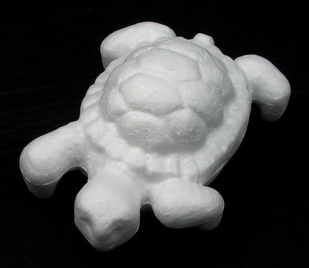 Polystyrene Turtle for Decoration 125 x 95 x 50 mm