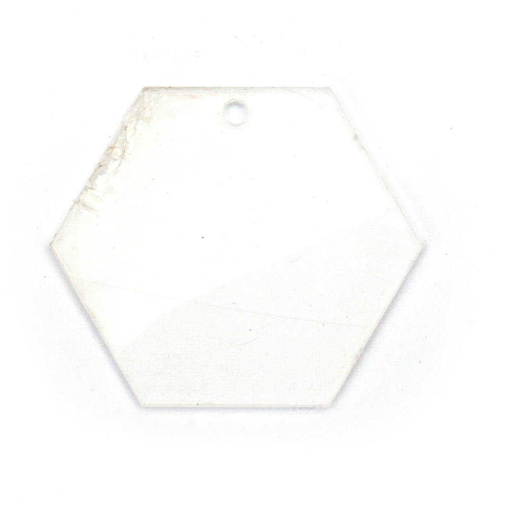 Plexiglass Circle for Decoration, 50x2.5 mm with 3 mm Hole