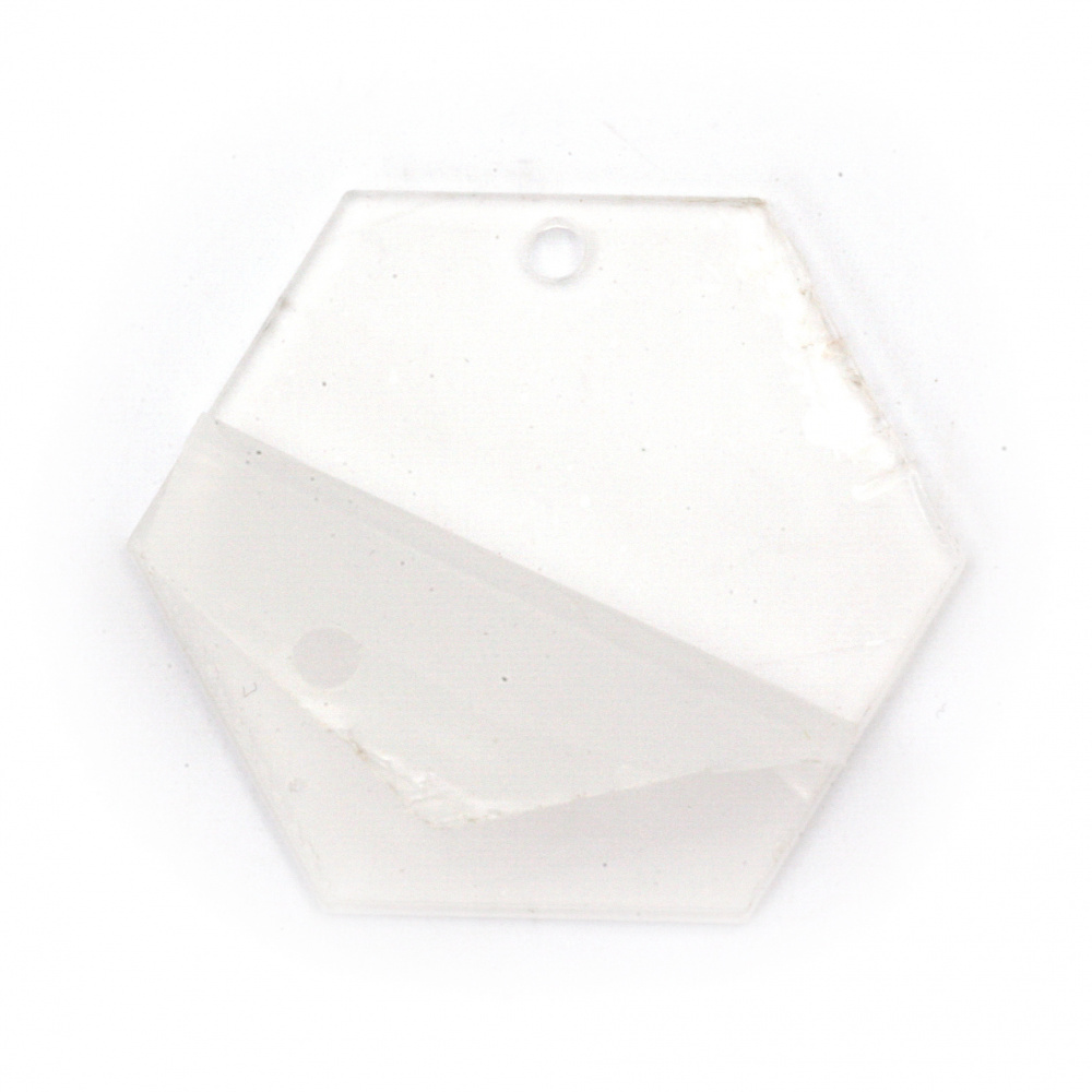 Plexiglass Circle for Decoration, 50x2.5 mm with 3 mm Hole