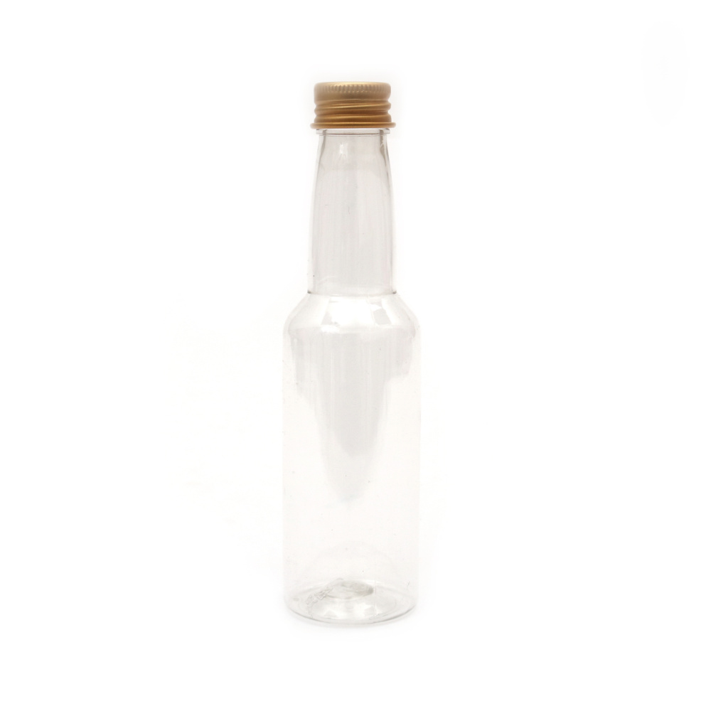 Bottle plastic transparent 95 ml 144x36 mm