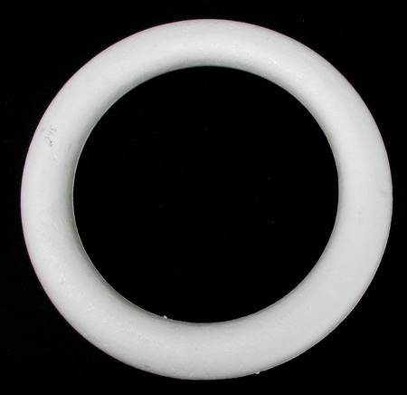 Styrofoam Ring for decoration 250 mm