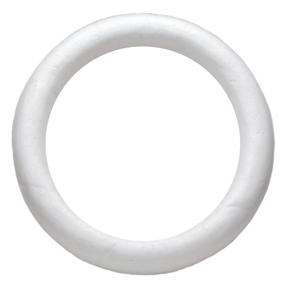 Cerc din polistiren rotund de 350 mm rotund pentru decorare -1 bucată